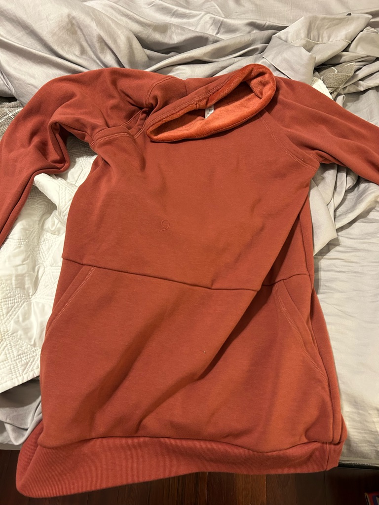 Latched Mama Rust Orange Cozy Hoodie